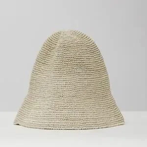 Lauren Manoogian Bell Hat 60% Cotton 40% Linen Natural New with Tags $310 Bell Hat – La Garçonne main image 3